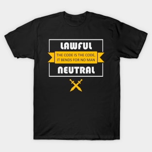 Lawful Neutral Alignment T-Shirt